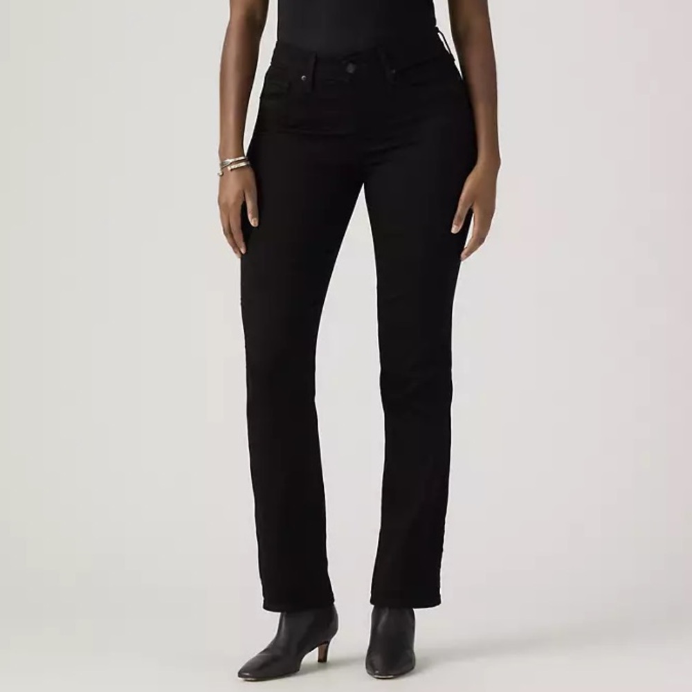 Levi's NWT Women's 314 Shaping Straight Black Jeans